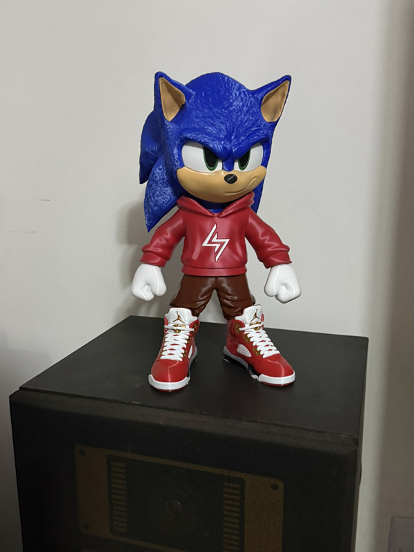 Close da peça Sonic